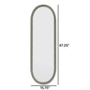 Oval Retro Mirror, Wall Hanging Mirror For Living Room by Unique Piece Furniture