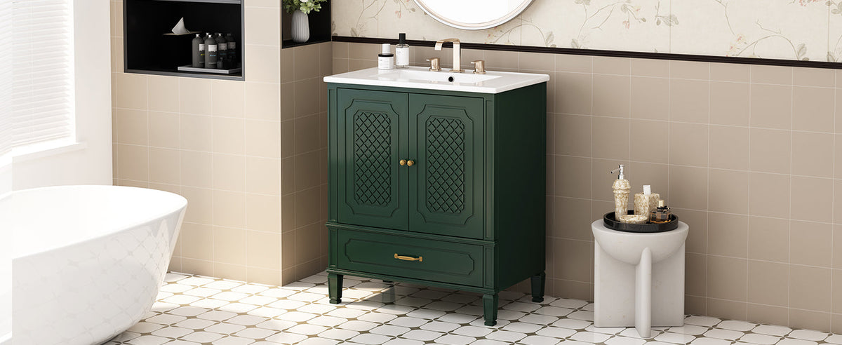 30" Bathroom Vanity with Sink, photo 5 of 10