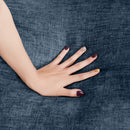 Modern Modular Sectional Sofa 105-Inch L-Shaped Couch Set with Movable Ottoman in Blue Chenille