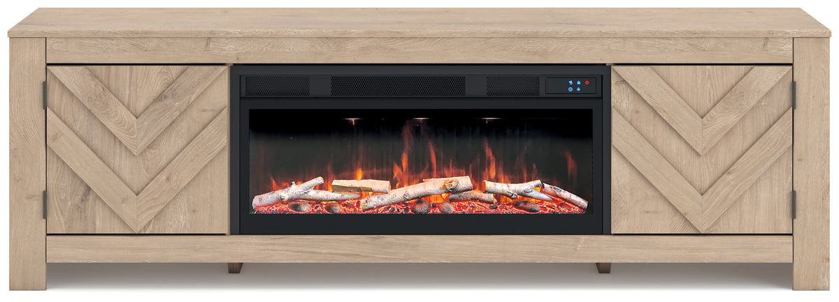 Cayboni - LG TV Stand With Fireplace Option, photo 2 of 38