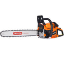 58Cc Gasoline Chainsaw 20" Bar For Wood Cutting With Oregon Chain And Bar - Orange by HouseOfZazla