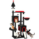PawHut Gothic Cat Tree - 78" Extra Tall Cat Tower for Indoor Kittens