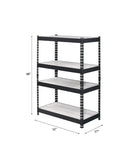 Decmus 4-Tier Industrial Bookcase by HouseOfZazla