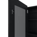 Medicine Cabinet 25.7" H, 1 Door, 3 Shelves, 1 Mirror by HouseOfZazla