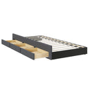 Full Size Upholstered Platform Bed with Twin Size Trundle and 3 Drawers by HouseOfZazla