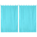 Yescom 2-Pcs Outdoor Tab Top Curtain Panel, 54Wx84L