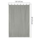 Yescom 2-Pcs Outdoor Tab Top Curtain Panel, 54Wx84L