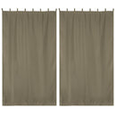 Yescom 2-Pcs Outdoor Tab Top Curtain Panel, 54Wx108L