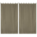 Yescom 2-Pcs Outdoor Tab Top Curtain Panel, 54Wx96L