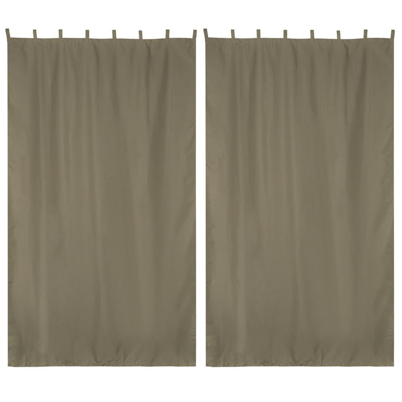 Yescom 2-Pcs Outdoor Tab Top Curtain Panel, 54Wx108L