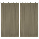 Yescom 2-Pcs Outdoor Curtain Panel, Tab Top, 54Wx120L