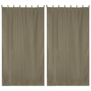 Yescom 2-Pcs Outdoor Curtain Panel, Tab Top, 54Wx120L
