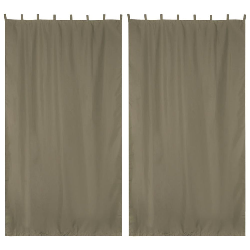 Yescom 2-Pcs Outdoor Curtain Panel, Tab Top, 54Wx120L
