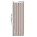 Yescom 17'x6' Pergola Canopy Replacement Cover with Rods