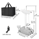 Yescom 5Gal Electric Hand Washing Station with Wheels & Handle