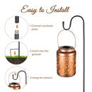 Yescom Outdoor Solar Lanterns Waterproof 2ct/pk