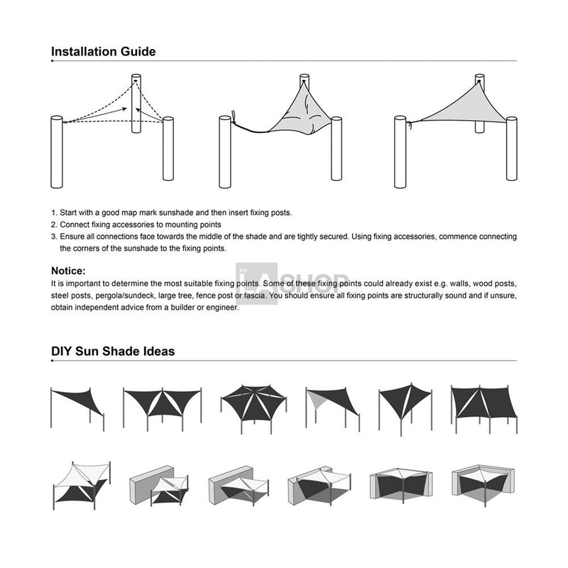 Yescom Patio Rectangle Sun Sail Shade Canopy 20ftx16ft