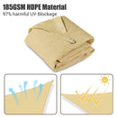 Yescom Patio Triangle Sun Sail Shade Canopy 11ft Color Optional