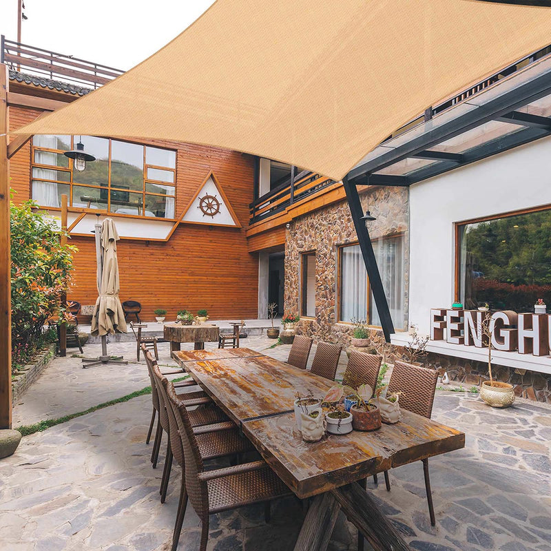 Yescom Patio Rectangle Sun Sail Shade Canopy 13ftx19ft