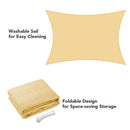 Yescom Patio Rectangle Sun Sail Shade Canopy 13ftx19ft