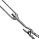 Yescom 2.5mm T304 Stainless Steel Wire Rope w Fasteners, 7x7, 240' - (4x)60'