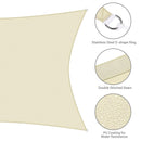 Yescom 16ft Square Shade Sail Water Resist for Patio Beach