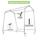 Yescom 6'x8' Portable Garage Shelter Carport Storage Shed