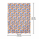 LAGarden Rectangle Tablecloth with Lemon Orange Seagull Print 43"x57"