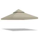 Yescom 10' x 10' Waterproof Gazebo Canopy Replacement Top 2-Tier