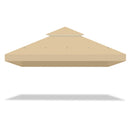 Yescom 10' x 10' Waterproof Gazebo Canopy Replacement Top 2-Tier