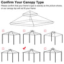 Yescom 2-tier Gazebo Replacement for 12x10 Frame
