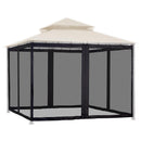 Yescom 9.8'W x 6'H Gazebo Mosquito Netting for 10'x10' Gazebos