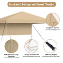Yescom 6'x4' Grill Gazebo Replacement Canopy with Side