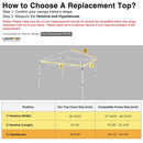 Yescom 6'x4' Grill Gazebo Replacement Canopy with Side
