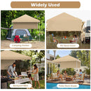 Yescom 6'x4' Grill Gazebo Replacement Canopy with Side