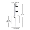 Yescom Pool Patio Umbrella Clamp 1 1/2" Holds Pole D7/8" to D1 1/4"