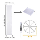 Yescom Waterproof PVC Patio Outdoor Umbrella Cover Bag 8-9ft