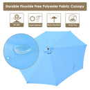 Yescom Battery-powered Umbrella Lights with Remote for 9-10ft 8-Rib(4.75ft)