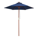 Yescom 7ft Patio Wood Market Umbrella 6-Rib for Golf Courses/Country Clubs
