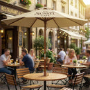 Yescom Custom Patio Umbrellas for Restaurant, Cafe - 9ft Wooden