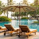 Yescom Custom Patio Umbrellas for Restaurant, Cafe - 9ft Wooden