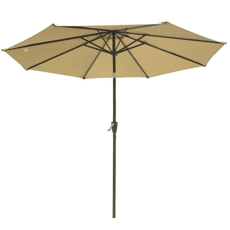 Yescom 9ft 8-Rib Patio Tilt Market Umbrella w/ 200gsm Canopy