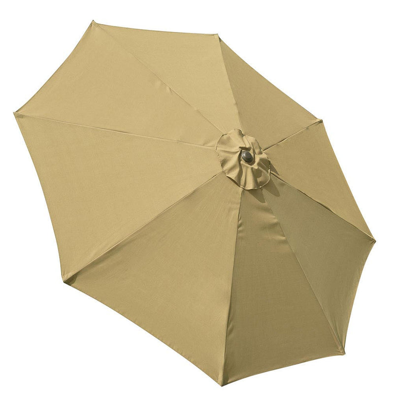 Yescom 9ft 8-Rib Patio Tilt Market Umbrella w/ 200gsm Canopy