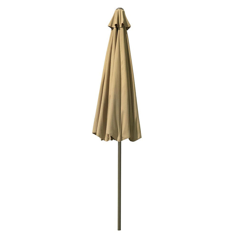 Yescom 9ft 8-Rib Patio Tilt Market Umbrella w/ 200gsm Canopy