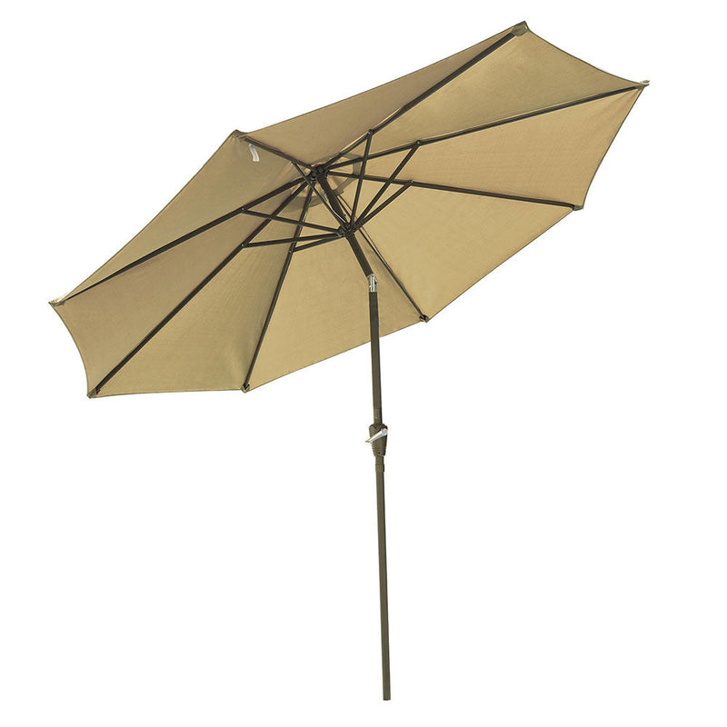 Yescom 9ft 8-Rib Patio Tilt Market Umbrella w/ 200gsm Canopy