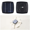 Yescom Solar Umbrella with Lights Tilting Outdoor Umbrella 9ft 8-Rib