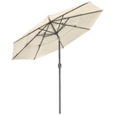 Yescom 9ft 8-Rib Patio Outdoor Market Umbrella 3-Tiered Tilt