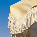 Yescom 6ft Fringe Patio Beach Umbrella with Weighted Base