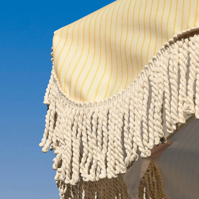 Yescom 6ft Fringe Patio Beach Umbrella with Weighted Base