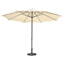 Yescom 13ft 8-Rib Outdoor Patio Umbrella with Base